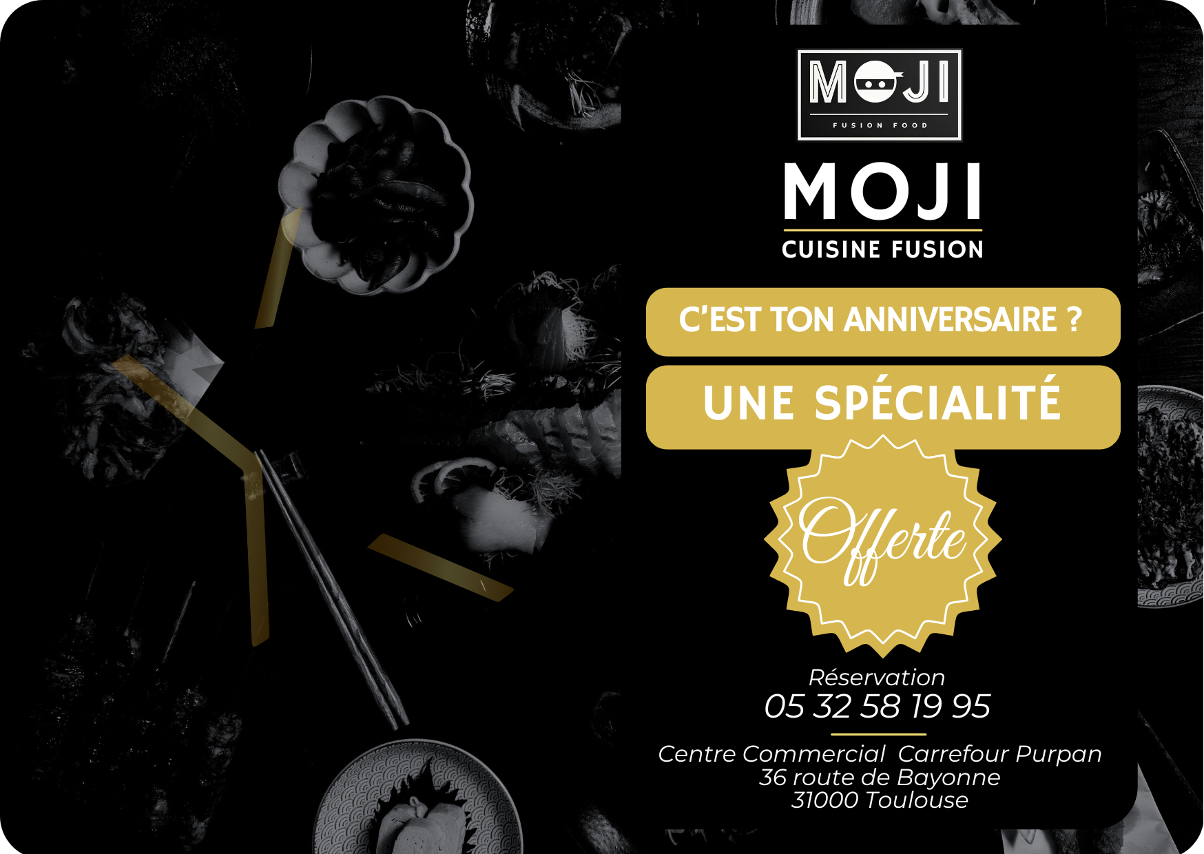 UNE SPÉCIALITÉ OFFERTE